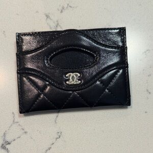 Chanel 31 Black Leather Card Holder